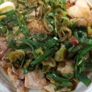 しょうがと青ネギソース★鶏肉炒め